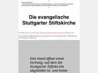 stuttgarter-stiftskirche.de Webseite Vorschau