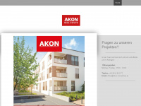 akon-immobilien.at Webseite Vorschau