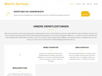 wento-services.at Webseite Vorschau