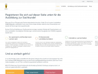 sachkundeausweis.ch Webseite Vorschau