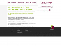 tischlerei-weiglhofer.at Webseite Vorschau