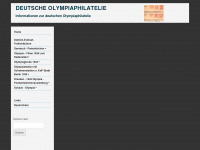 olympiaphilatelie.de Webseite Vorschau