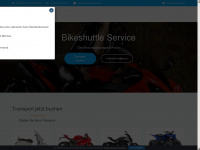 bikeshuttleservice.de Webseite Vorschau