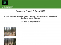 bavarianforest5days.com Webseite Vorschau