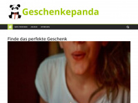 geschenkepanda.com Webseite Vorschau
