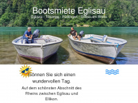 bootsmiete-eglisau.ch Webseite Vorschau