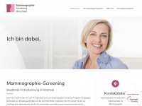 mammographie-screening-hirschaid.de Webseite Vorschau