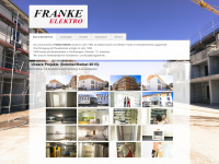 franke-elektro.com Webseite Vorschau