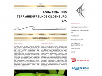 aquaterra-oldenburg.de Webseite Vorschau
