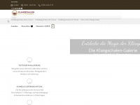 klangschalen-galerie.de Webseite Vorschau