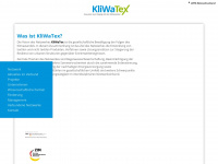 kliwatex.de Webseite Vorschau