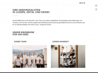 herzclinic.ch Webseite Vorschau