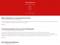 antimodernist.org Webseite Vorschau