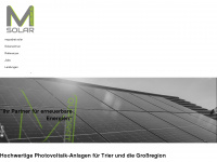 mquadrat-solar.de Webseite Vorschau