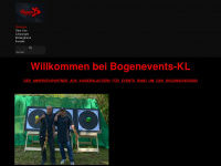 bogenevents-kl.de Webseite Vorschau