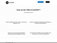 tbb-academy.com Webseite Vorschau