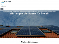 solarpvanlagen.at Webseite Vorschau