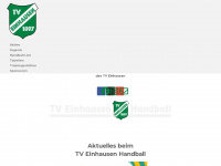 tve-handball.de Webseite Vorschau