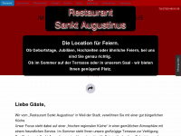 restaurant-sanktaugustinus.de Webseite Vorschau