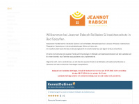 jeannot-sonnenschutz.de Webseite Vorschau