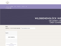 wildbienenglueck.de Webseite Vorschau