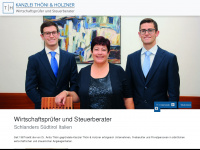 thoeni-holzner.it Webseite Vorschau