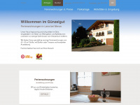 guenzelgut.it Webseite Vorschau