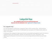 landgasthof-hepe.de Webseite Vorschau
