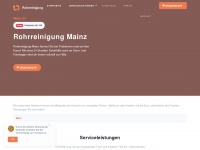 rohrreinigung-mainz-24.de Webseite Vorschau
