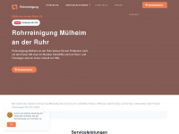 rohrreinigung-muelheim-an-der-ruhr-24.de Webseite Vorschau