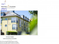 hotel-tanne-saalfeld.com Webseite Vorschau
