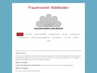 frauenvereinadelboden.ch Webseite Vorschau