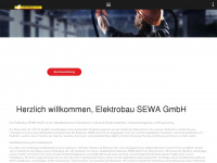 elektrobau-sewa.de Webseite Vorschau