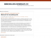immobilien-seminar.ch Webseite Vorschau