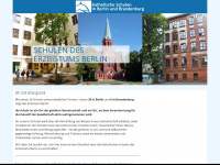 schulen-erzbistumberlin.de Webseite Vorschau