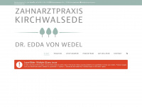 zahnarztpraxis-kirchwalsede.de Webseite Vorschau