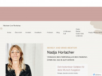 nadjahorlacher.com Webseite Vorschau