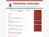 pediatrcatalana.cat Webseite Vorschau
