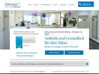 zahnarzt-meling.de Webseite Vorschau