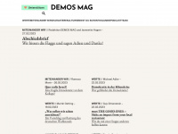 demosmag.de Webseite Vorschau
