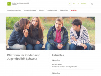 kinderjugendpolitik.ch Webseite Vorschau