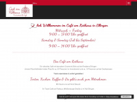 rathauscafe-ellingen.de Webseite Vorschau