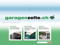 garagenzelte.ch Webseite Vorschau