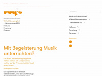 musikanprimarschulen.ch Webseite Vorschau