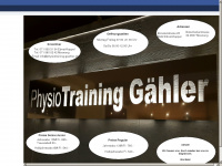 physiotraining-gaehler.ch Webseite Vorschau