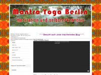 mantrayoga-berlin.de Webseite Vorschau