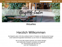 berghofladen.at Webseite Vorschau