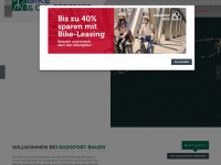 radsport-bauer.de Webseite Vorschau