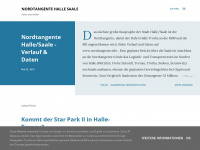 nordtangente-halle.blogspot.com Webseite Vorschau
