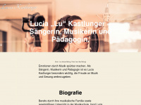 luciakastlunger.de Webseite Vorschau
